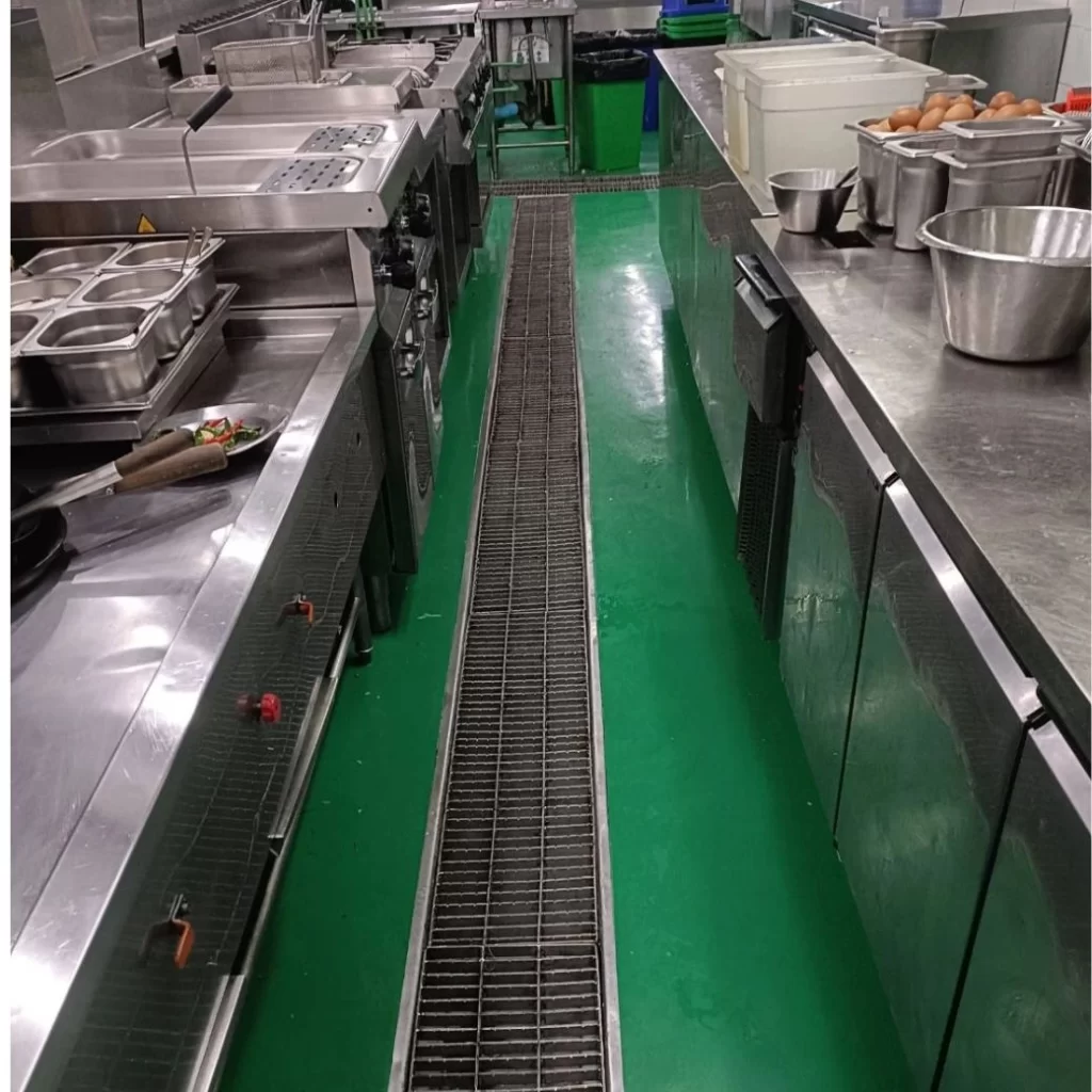 ฝาราง Glutter คะแกรงเหล็กระบายน้ำ โรงแรม Avani